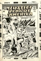 Justice League of America Issue 55 Page Cover Comic Art